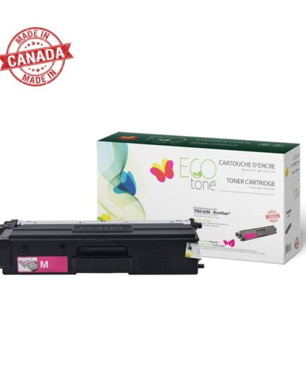 Brother TN436M Magenta Remanufactured EcoTone 6.5K Brother Colour Laser Toner Canada