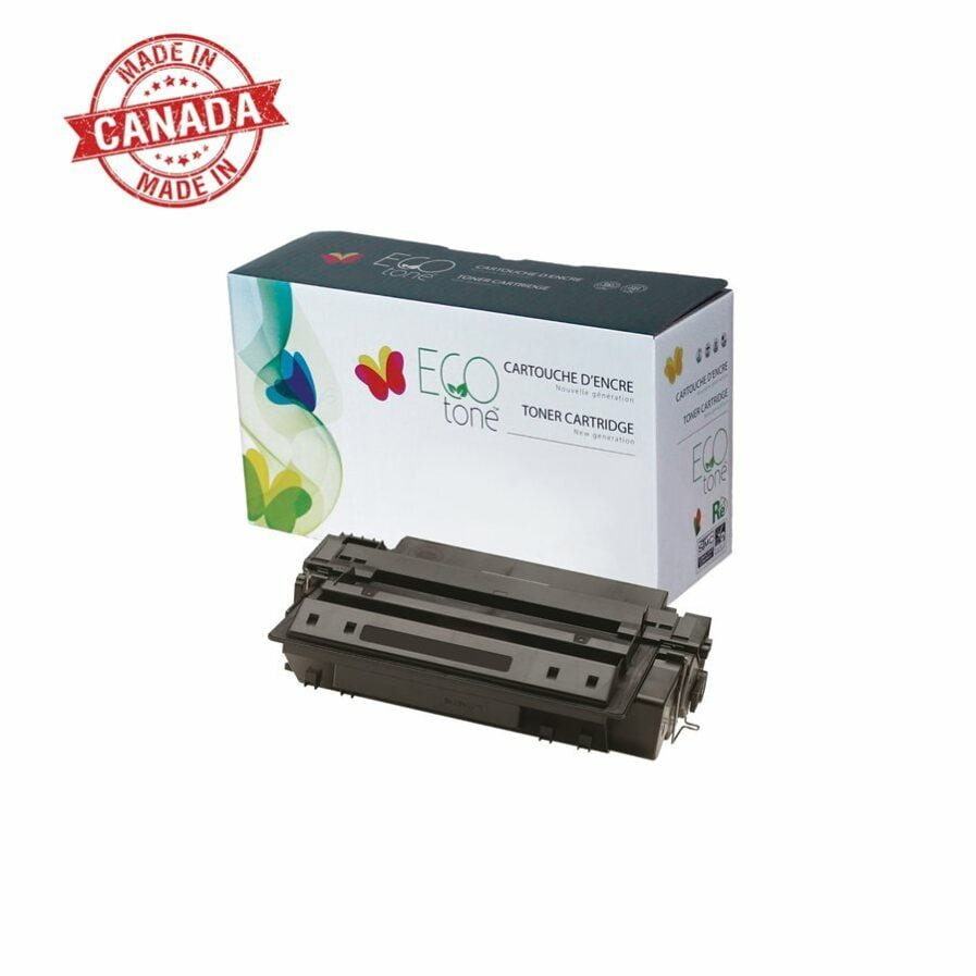 EcoTone Remanufactured Toner Cartridge for HP Q7551X / 51X – Black HP Laser Toner Canada