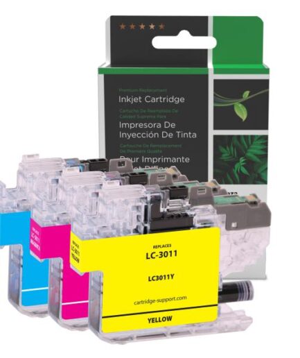 CIG Non-OEM New Cyan, Magenta, Yellow Ink Cartridge 3-Pack for Brother LC3011 Brother InkJet Canada