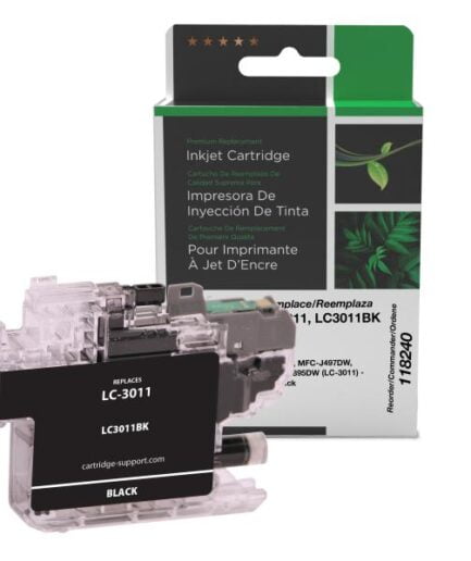 CIG Non-OEM New Black Ink Cartridge for Brother LC3011 Brother InkJet Canada