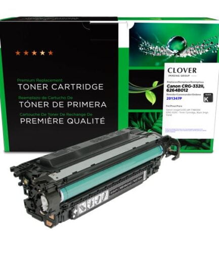 CIG Remanufactured High Yield Black Toner Cartridge for Canon 6264B012 (CRG-332II) Canon Colour Laser Toner Canada