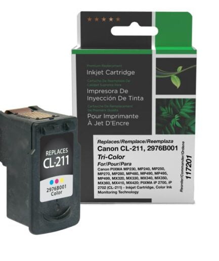 CIG Remanufactured Color Ink Cartridge for Canon CL-211 Canon InkJet Canada