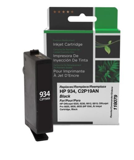 CIG Remanufactured Black Ink Cartridge for HP C2P19AN (HP 934) HP InkJet Canada