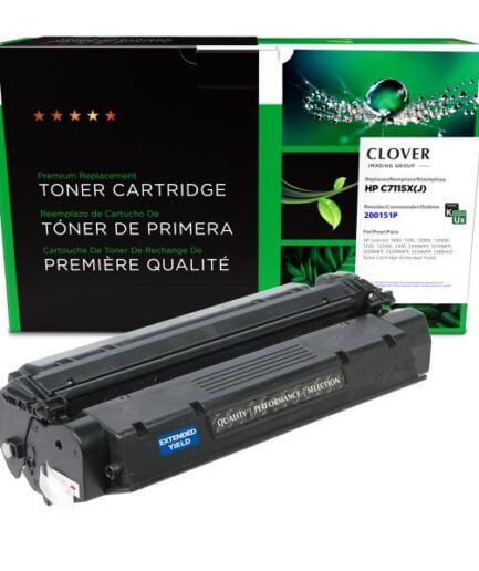 CIG Remanufactured Extended Yield Toner Cartridge for HP C7115X (HP 15X) HP Laser Toner Extended Yield Canada