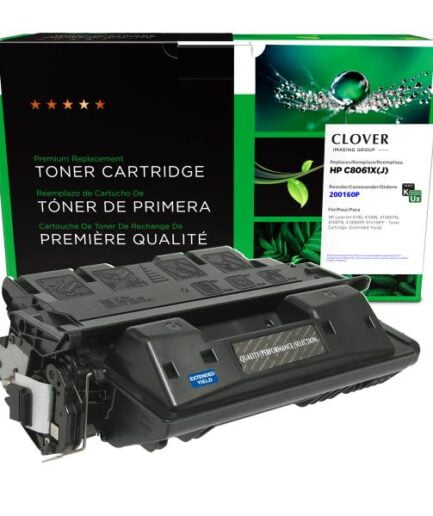CIG Remanufactured Extended Yield Toner Cartridge for HP C8061X (HP 61X) HP Laser Toner Extended Yield Canada