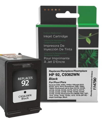 CIG Remanufactured Black Ink Cartridge for HP C9362WN (HP 92) HP InkJet Canada