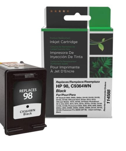 CIG Remanufactured Black Ink Cartridge for HP C9364WN (HP 98) HP InkJet Canada