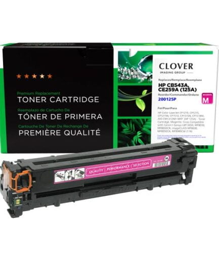CIG Remanufactured Magenta Toner Cartridge for HP CB543A (HP 125A) HP Colour Laser Toner Canada