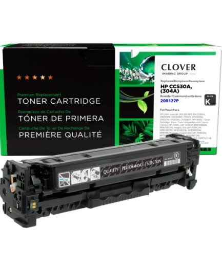 CIG Remanufactured Black Toner Cartridge for HP CC530A (HP 304A) HP Colour Laser Toner Canada