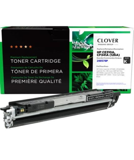 CIG Remanufactured Black Toner Cartridge for HP CE310A (HP 126A) HP Colour Laser Toner Canada