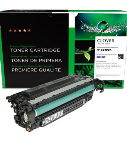 CIG Remanufactured Black Toner Cartridge for HP CE400A (HP 507A) HP Colour Laser Toner Canada