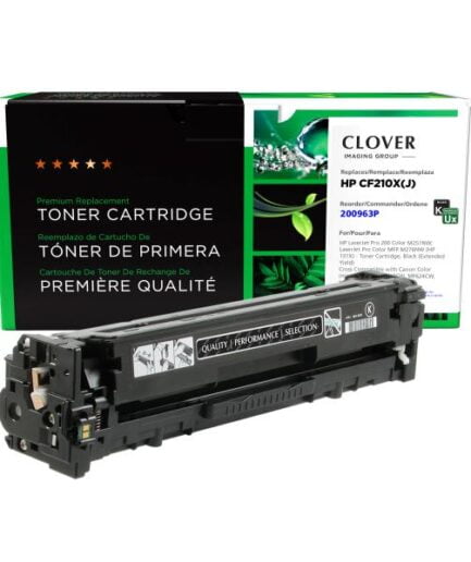 CIG Remanufactured Extended Yield Black Toner Cartridge for HP CF210X (HP 131X) HP Colour Laser Toner Extended Yield Canada