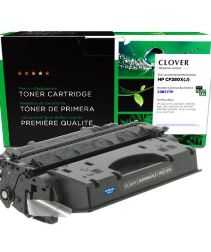 CIG Remanufactured Extended Yield Toner Cartridge for HP CF280X (HP 80X) HP Laser Toner Extended Yield Canada
