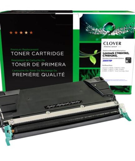 CIG Remanufactured Black Toner Cartridge for Lexmark C746 Lexmark Colour Laser Toner Canada