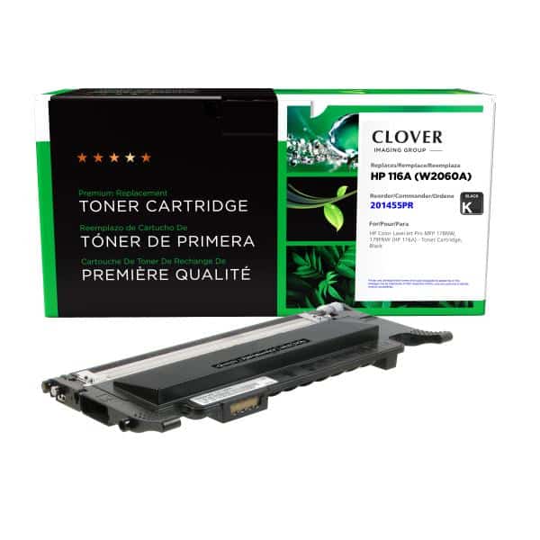 CIG Remanufactured Black Toner Cartridge (Reused OEM Chip) for HP 116A (HP W2060A) HP Colour Laser Toner Canada