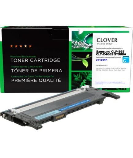 CIG Remanufactured Cyan Toner Cartridge for Samsung CLT-C406S Samsung Colour Laser Toner Canada