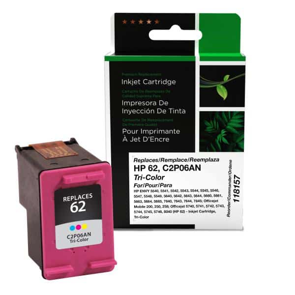 CIG Reman Tri-Color Ink Cartridge for HP 62 (C2P06AN) Canada CIG Reman Tri-Color Ink Cartridge for HP 62 (C2P06AN) HP Canada