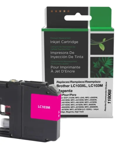 CIG Reman High Yield Magenta Ink Cartridge for Brother LC103XL Brother Canada