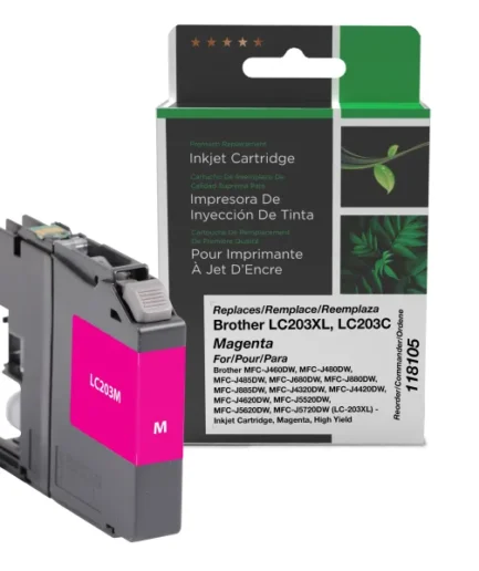 CIG Reman High Yield Magenta Ink Cartridge for Brother LC203XL Brother Canada