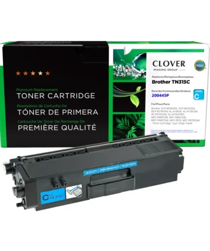 CIG Reman High Yield Cyan Toner Cartridge for Brother TN315 Brother Canada