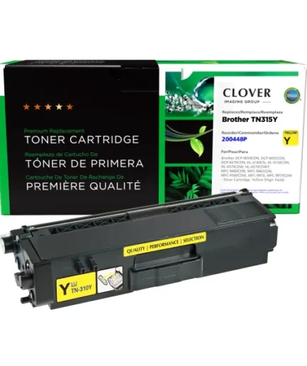 CIG Reman High Yield Yellow Toner Cartridge for Brother TN315 Brother Canada