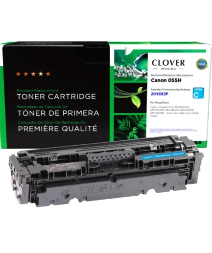 CIG Reman High Yield Cyan Toner Cartridge for Canon 055HC (3019C001) Canon Canada