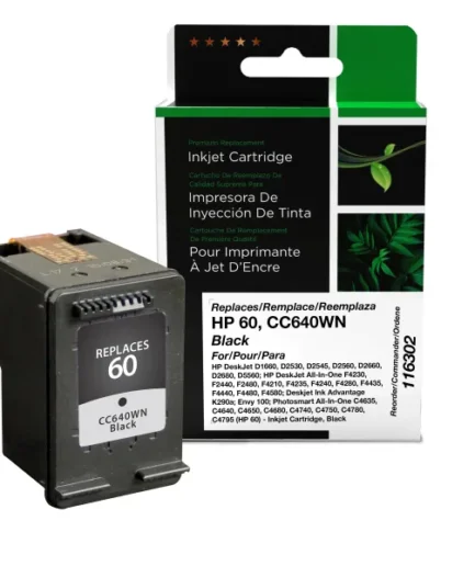 CIG Reman Black Ink Cartridge for HP 60 (CC640WN) HP Canada