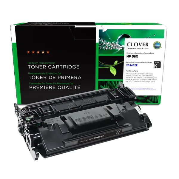 CIG Reman High Yield Toner Cartridge (New Chip) for HP 58X (CF258X) Canada CIG Reman High Yield Toner Cartridge (New Chip) for HP 58X (CF258X) HP Canada