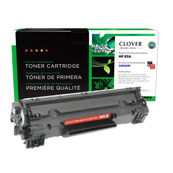 CIG Reman MICR Toner Cartridge for HP CF283A, TROY 02-82015-001 Canada CIG Reman MICR Toner Cartridge for HP CF283A, TROY 02-82015-001 HP Canada