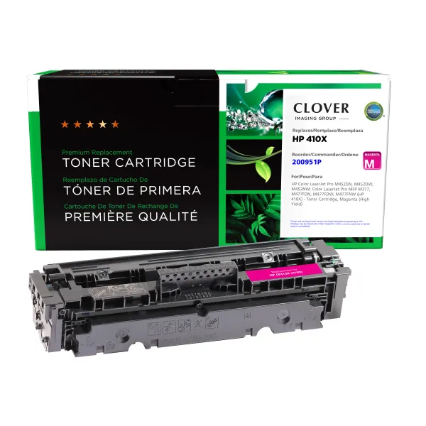 CIG Reman High Yield Magenta Toner Cartridge for HP 410X (CF413X) Canada CIG Reman High Yield Magenta Toner Cartridge for HP 410X (CF413X) HP Canada
