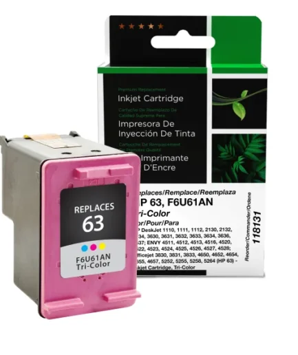 CIG Reman Tri-Color Ink Cartridge for HP 63 (F6U61AN) HP Canada