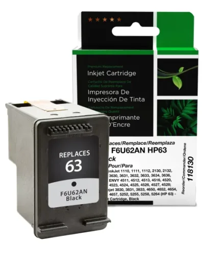 CIG Reman Black Ink Cartridge for HP 63 (F6U62AN) HP Canada
