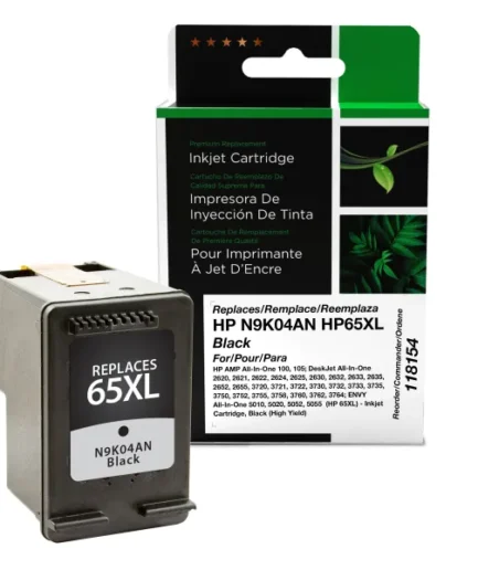 CIG Reman High Yield Black Ink Cartridge for HP 65XL (N9K04AN) HP Canada