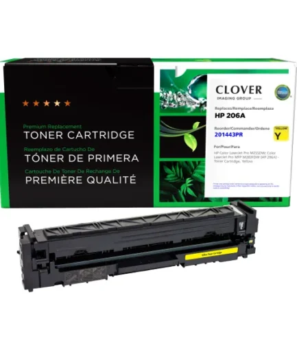CIG Reman Yellow Toner Cartridge (Reused OEM Chip) for HP 206A (W2112A) HP Canada