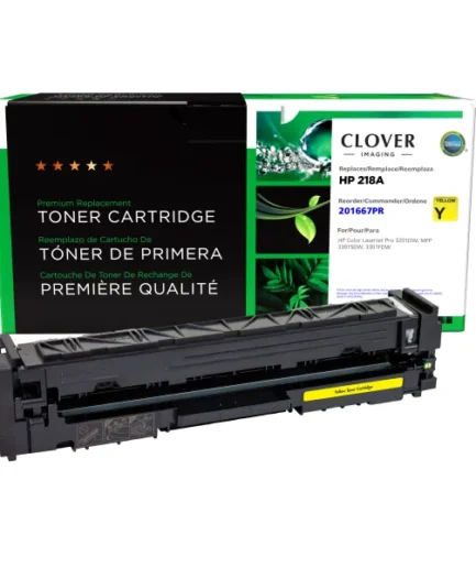 CIG Reman Yellow Toner Cartridge (Reused OEM Chip) for HP 218A (W2182A) HP Canada
