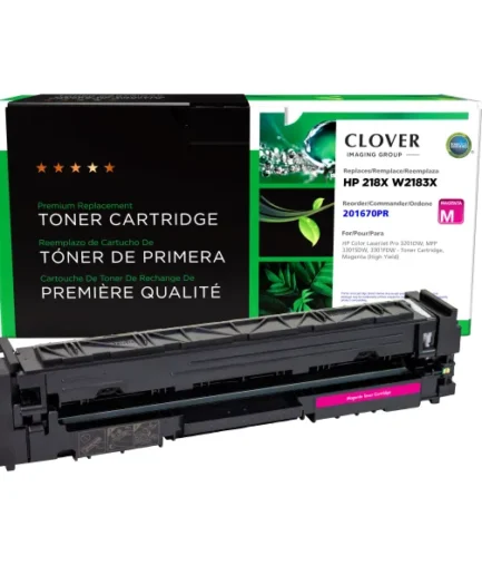 CIG Reman High Yield Magenta Toner Cartridge (Reused OEM Chip) for HP 218X (W2183X) HP Canada