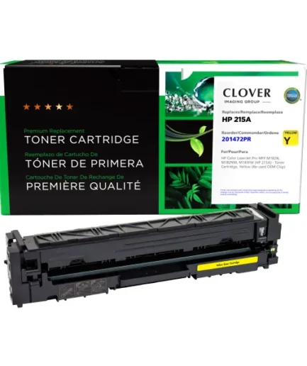 CIG Reman Yellow Toner Cartridge (Reused OEM Chip) for HP 215A (W2312A) HP Canada