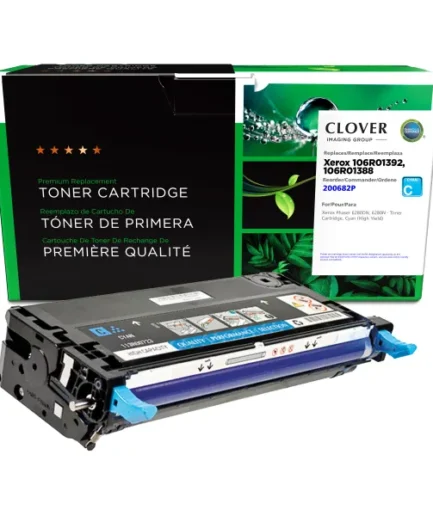 CIG Reman High Yield Cyan Toner Cartridge for Xerox 106R01392/106R01388 Xerox Canada