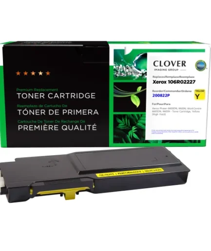 CIG Reman High Yield Yellow Toner Cartridge for Xerox 106R02227 Xerox Canada