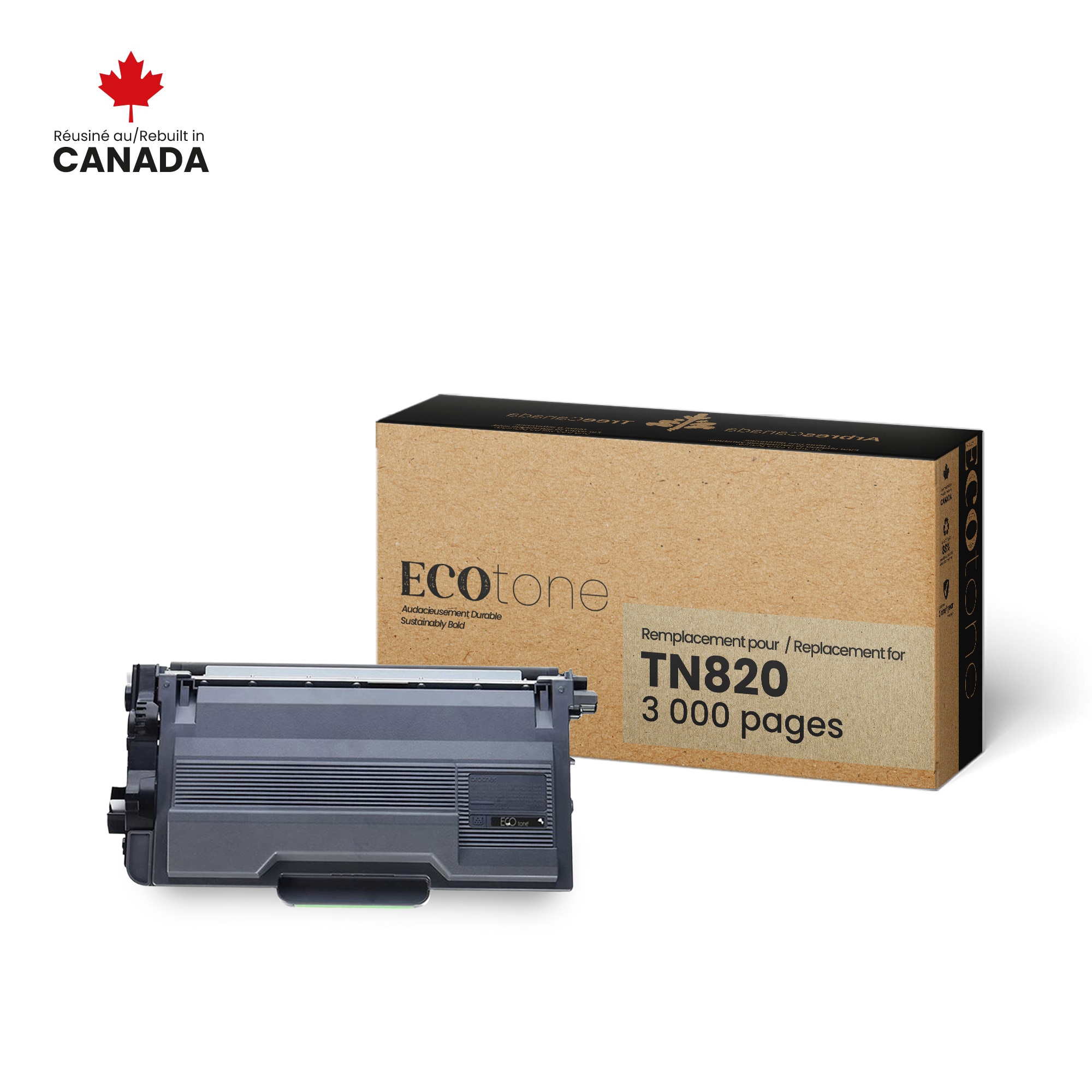 Brother TN820 Reman Ecotone 3K Brother Canada