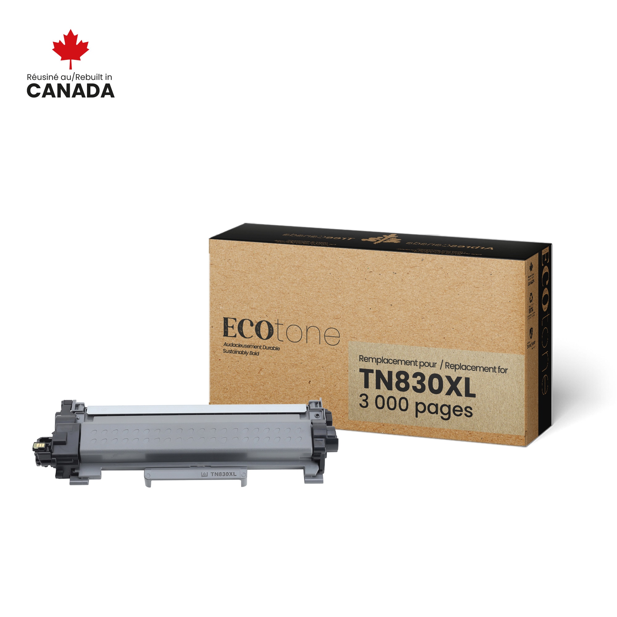 Brother TN830XL Reman Ecotone 3K Brother Canada