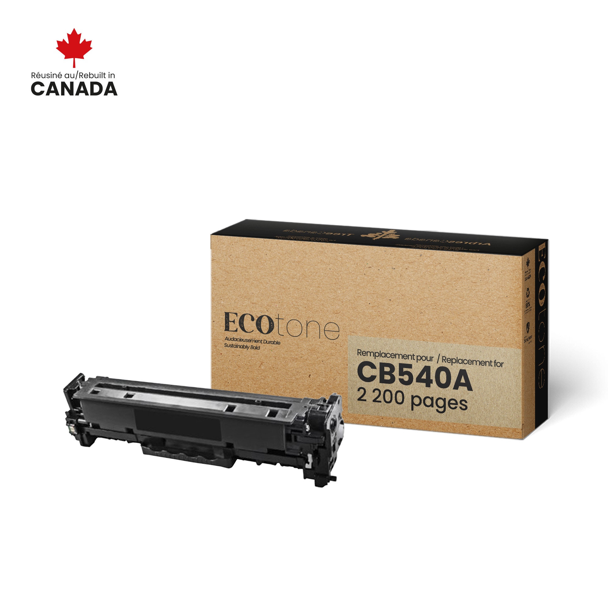 HP CB540A Reman Ecotone Black 2.2K HP Canada