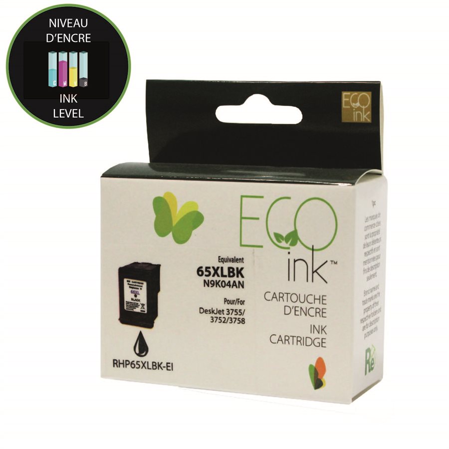 HP No.65XL N9K04AN Black EcoInk HP Canada