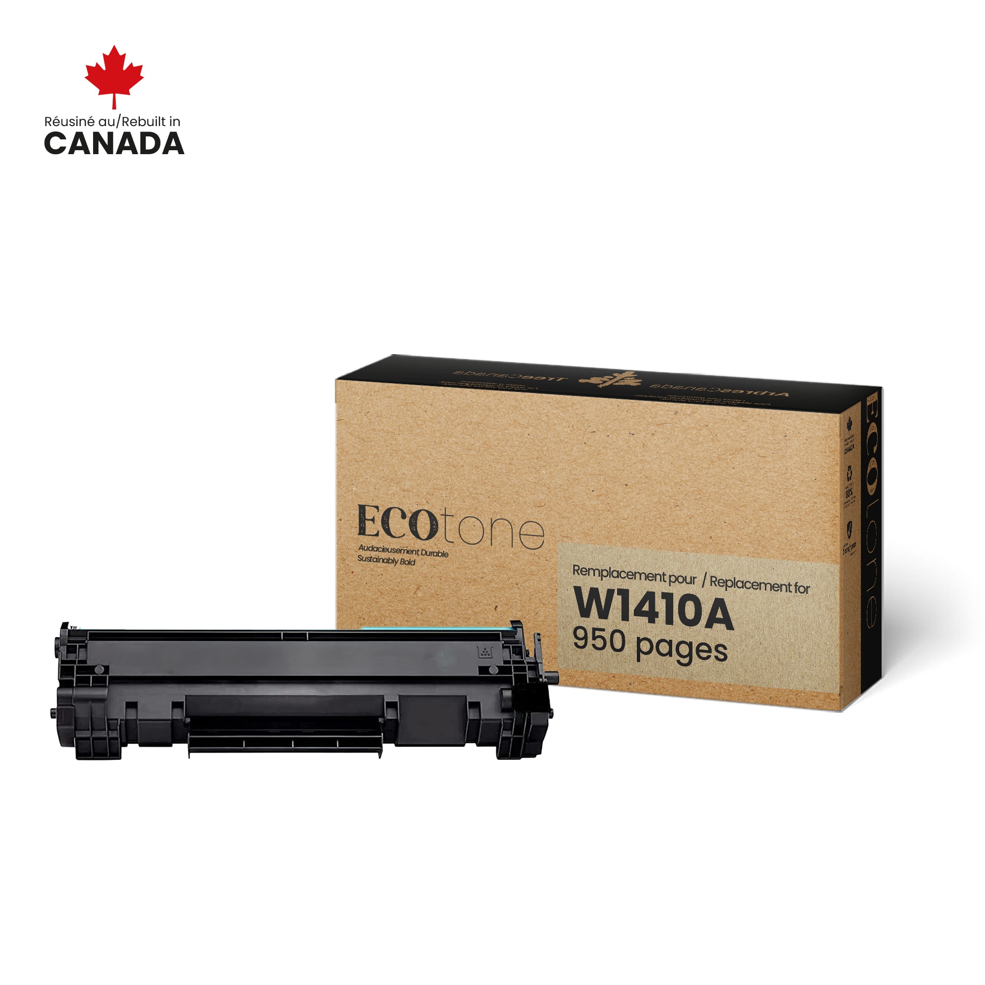 HP W1410A Reman Ecotone Black 950 pages (without toner level) HP Canada