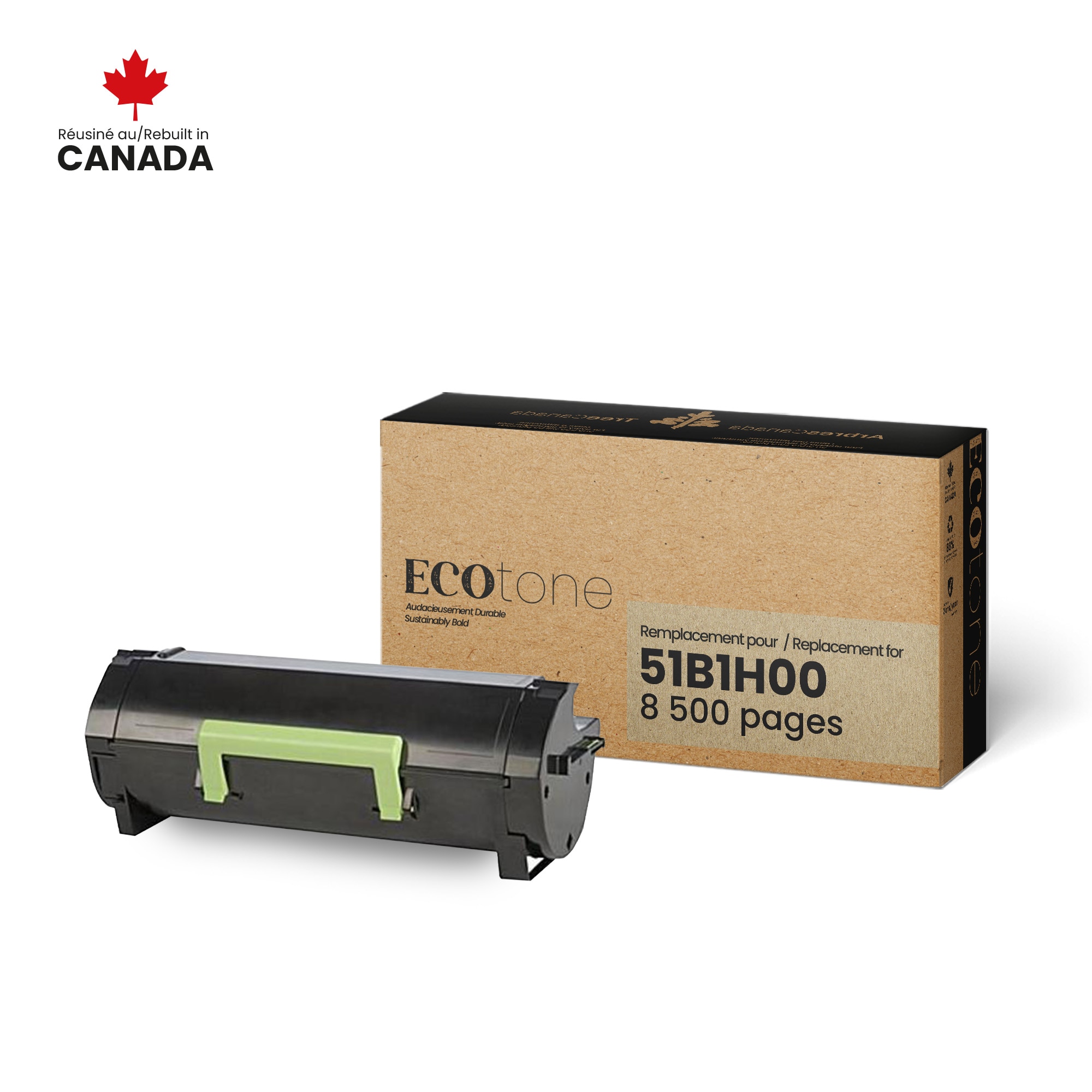 Lexmark 51B1H00 Reman Ecotone 8.5K Lexmark Canada