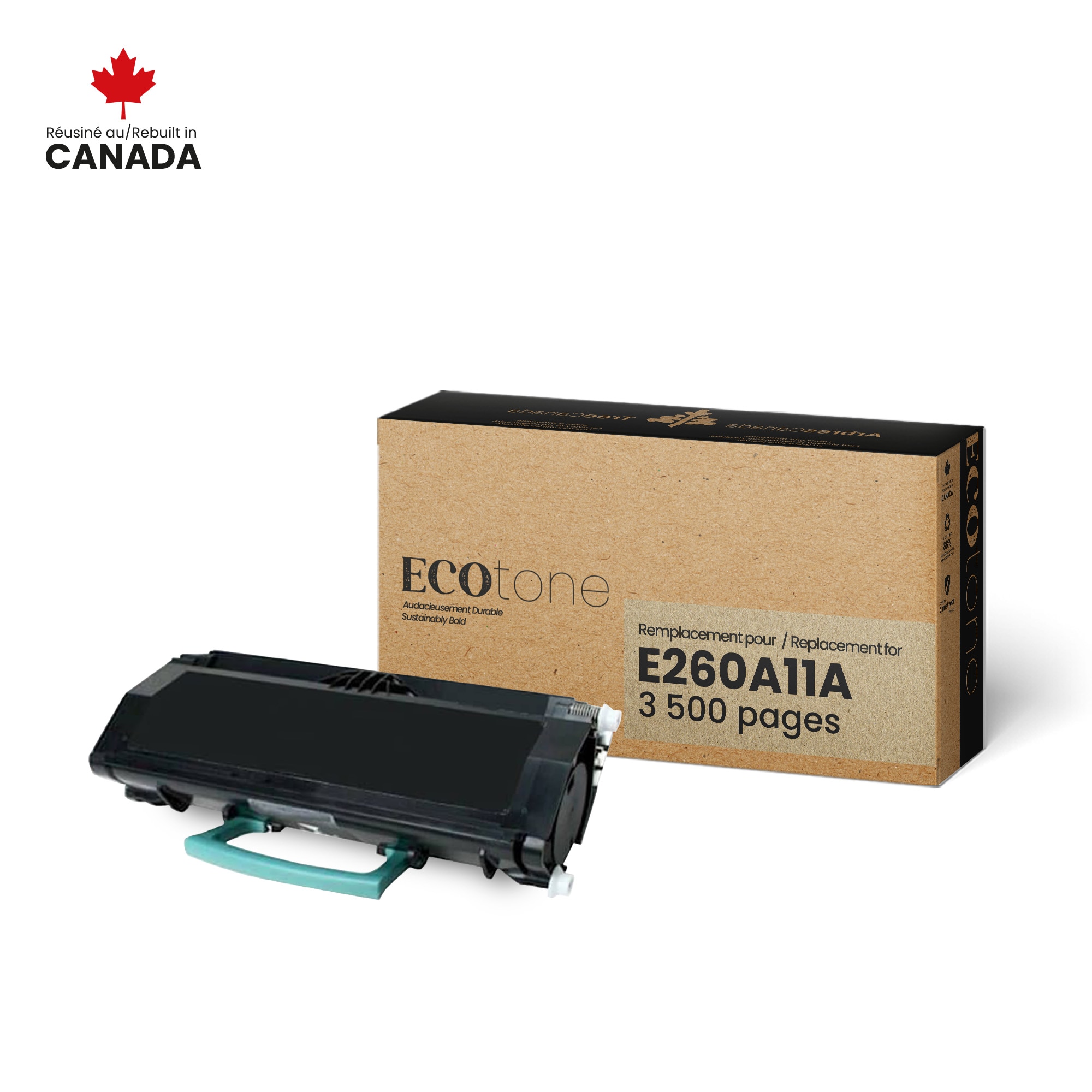 Lexmark E260A11A Reman Ecotone 3.5K Lexmark Canada