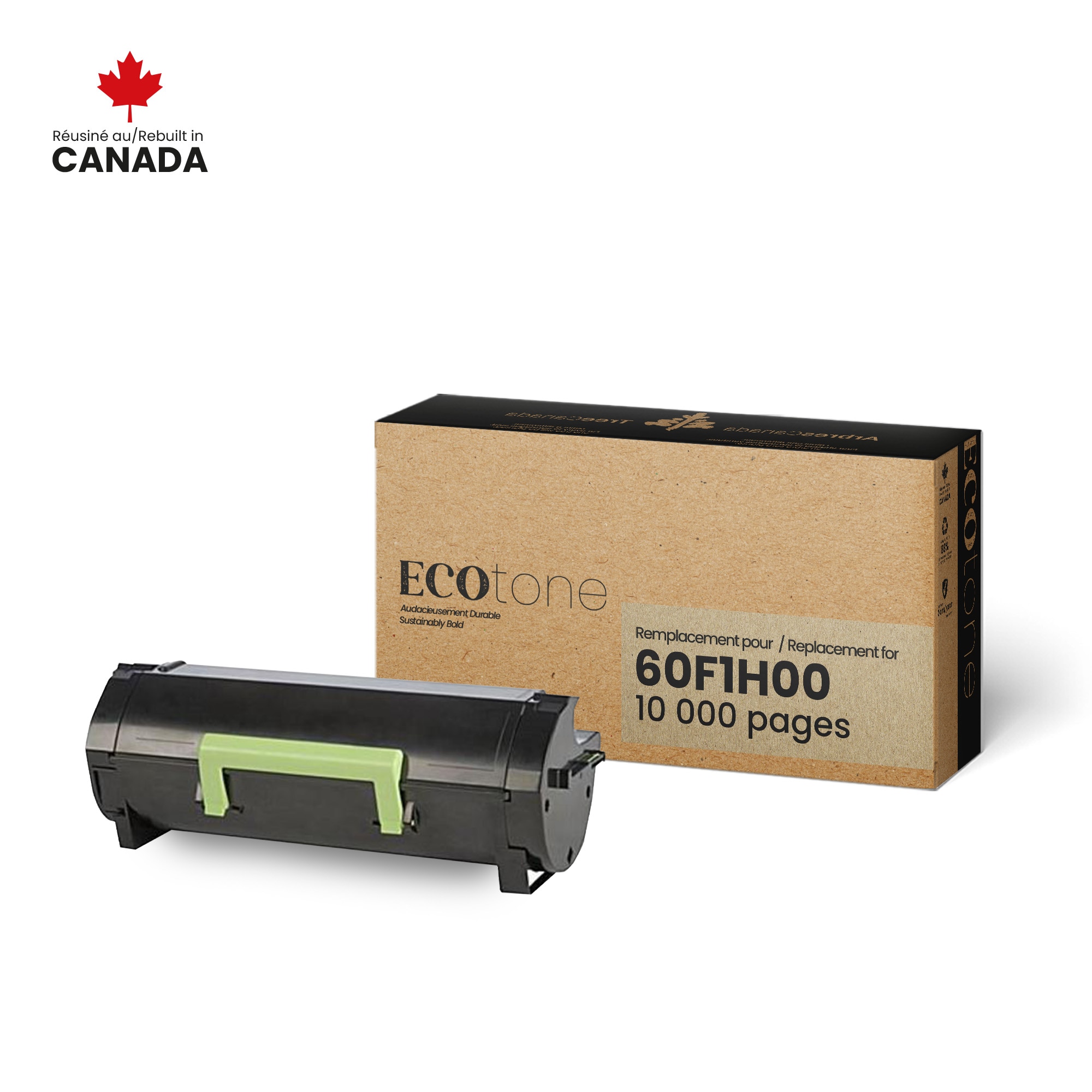 Lexmark  60F1H00 601H  Reman Ecotone 10K Lexmark Canada