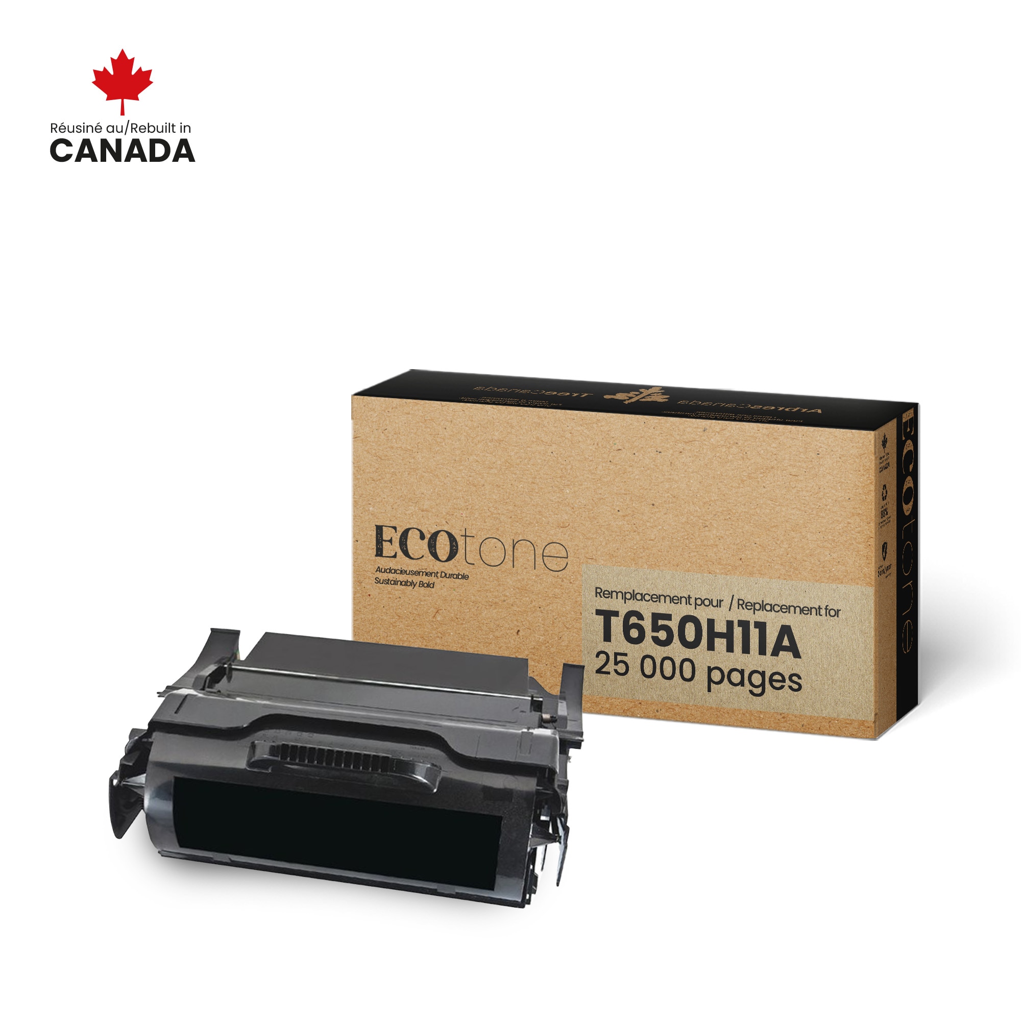 Lexmark T650H11A Reman Ecotone 25K Lexmark Canada