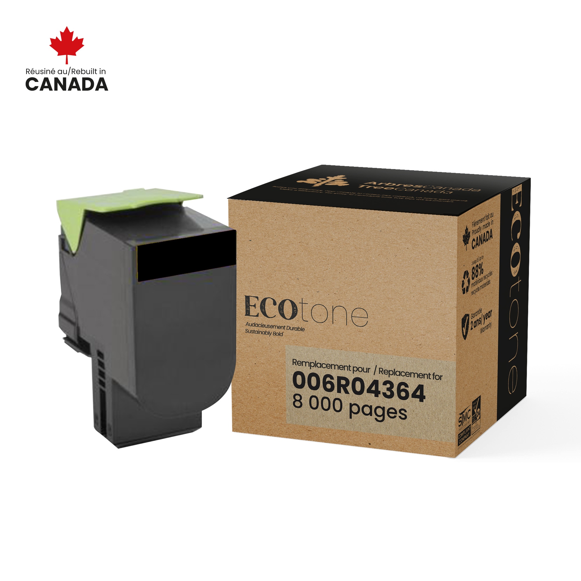 Xerox 006R04364 Reman Ecotone Black 8K Xerox Canada